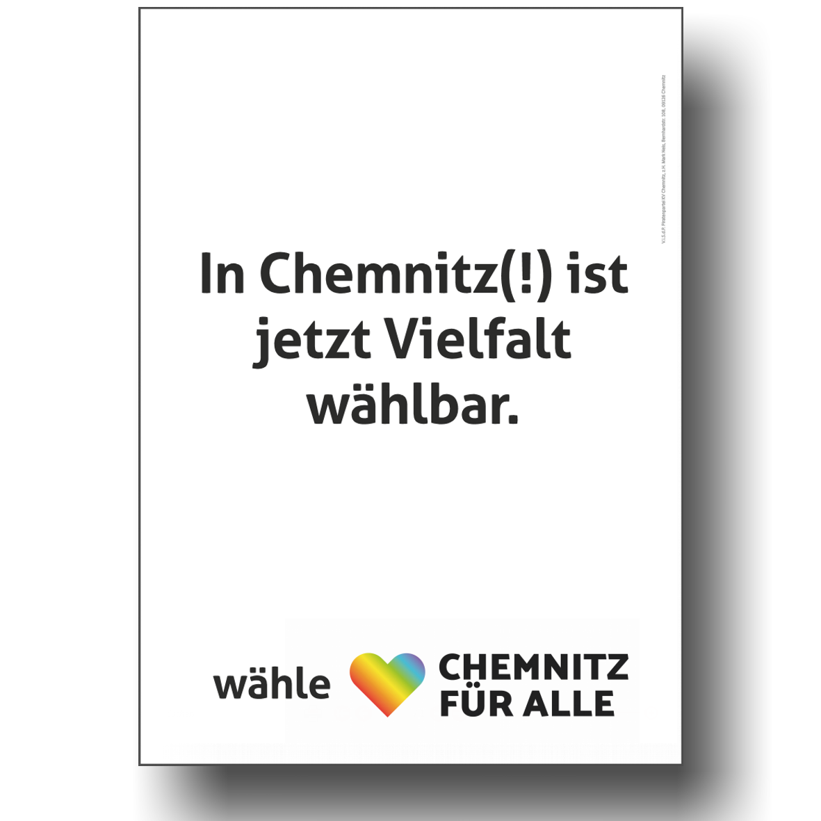 Wahlplakate Chemnitz 