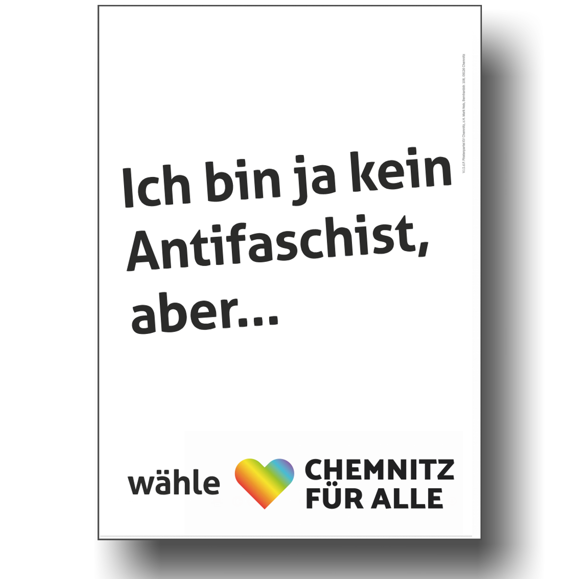 Wahlplakat Chemnitz 